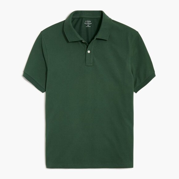 J. Crew Factory Other - J. Crew Factory Untucked Flex piqué polo shirt AV140 Green M